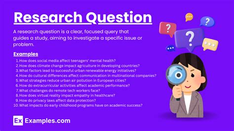 Q: What is the purpose of a research question?